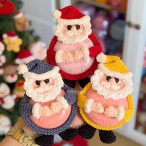 Mimo de Natal - porta sabonete + porta bombom